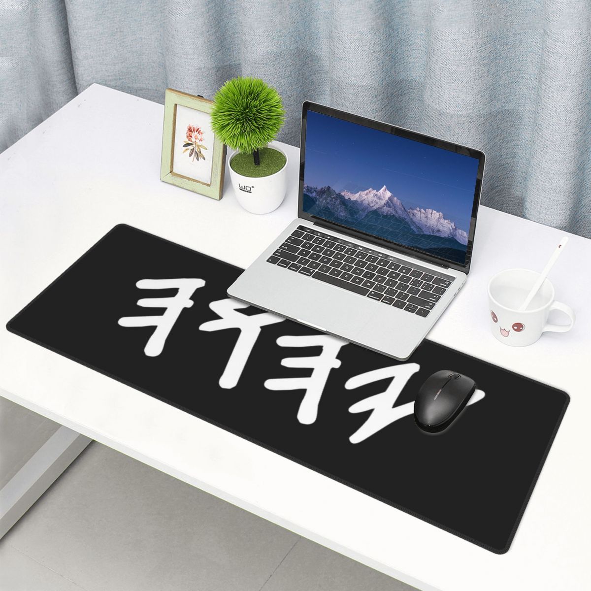 Gaming Keyboard Name - وسادة فأرة كبيرة تحمل الاسم العبري