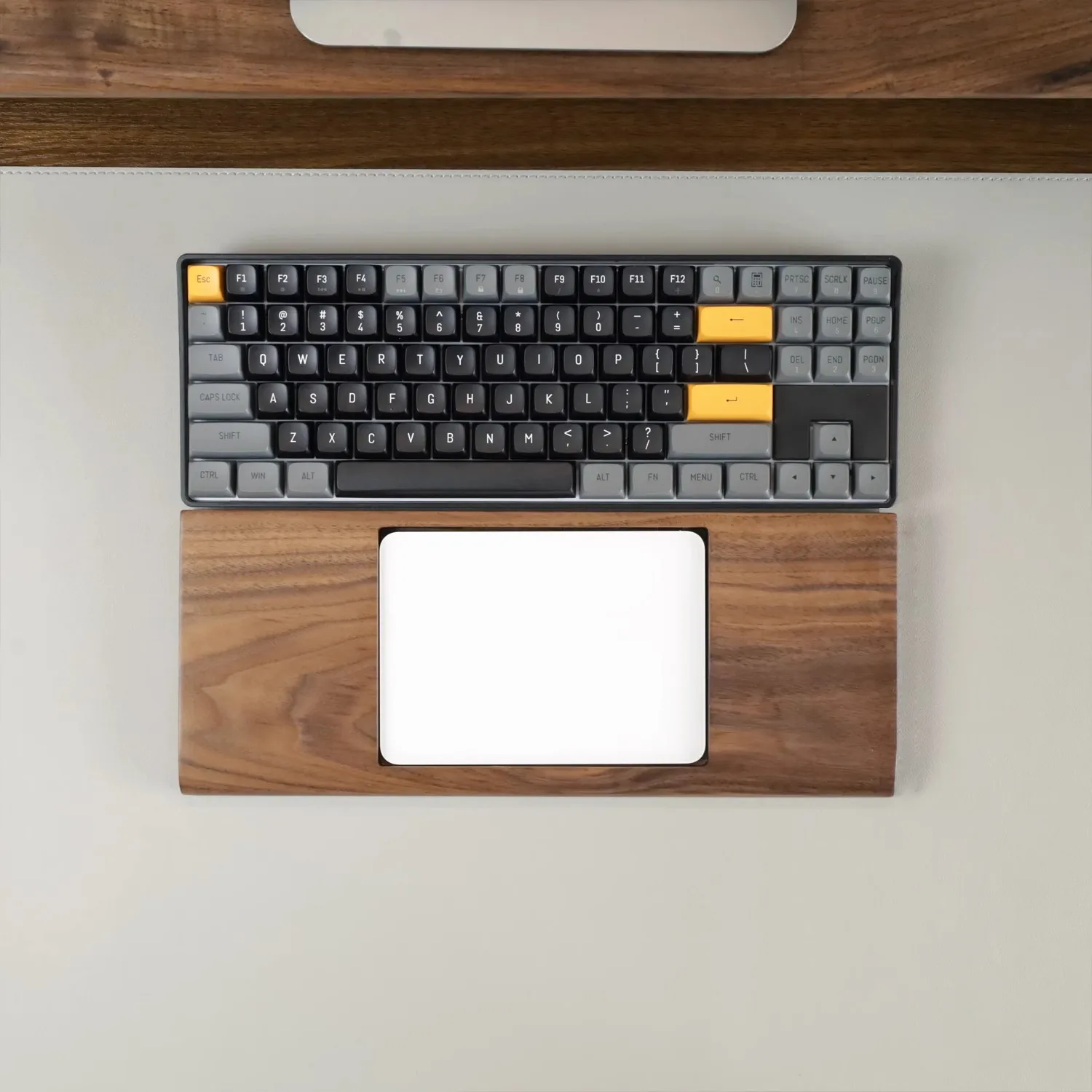 Wrist Rest Wood - مسند معصم مخصص للوحة المفاتيح، قاعدة