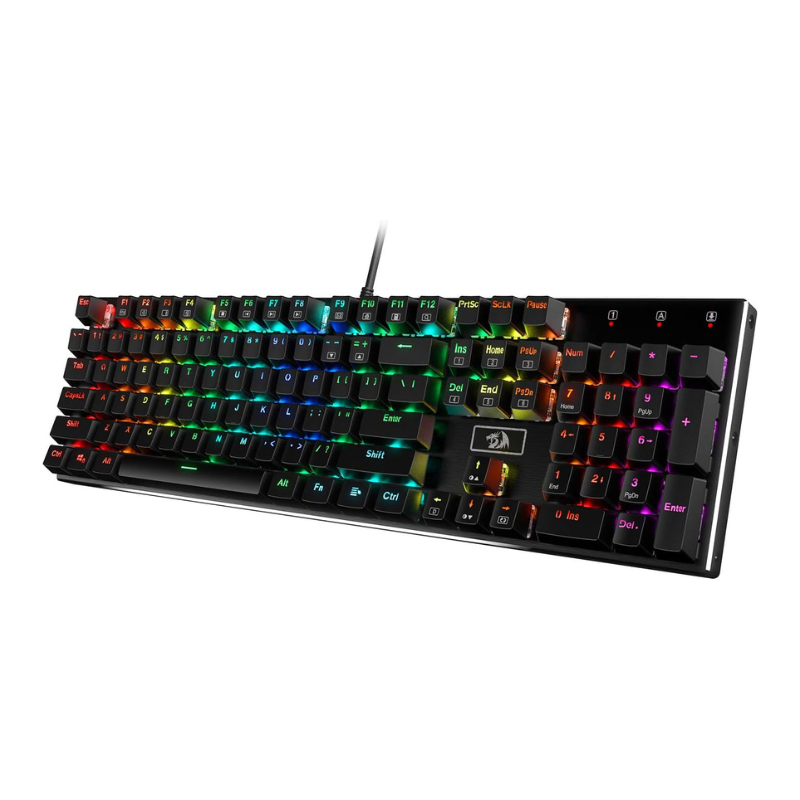 Gaming Keyboard No Noise - • ألعاب ميكانيكية سلكية ، إضاءة