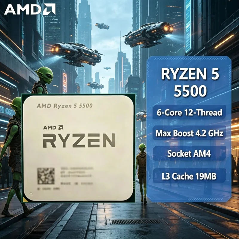 Amd Cpu Ryzen 5 - معالج AMD Ryzen 5 5500 اقتصادي