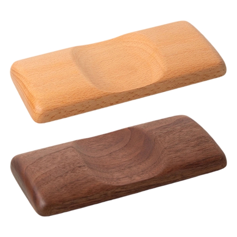 Wrist Rest Wood - وسادة يد لمسند المعصم الخشبي الأنيق