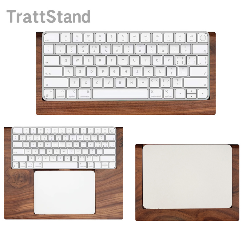 Wrist Rest Wood - حامل خشبي صلب من خشب الجوز