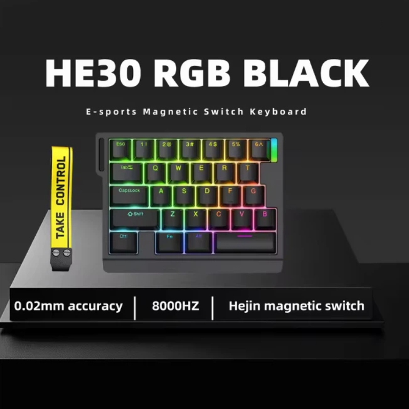 Gaming Keyboard Not Typing - لوحة مفاتيح ألعاب مغناطيسية HE30 تعمل
