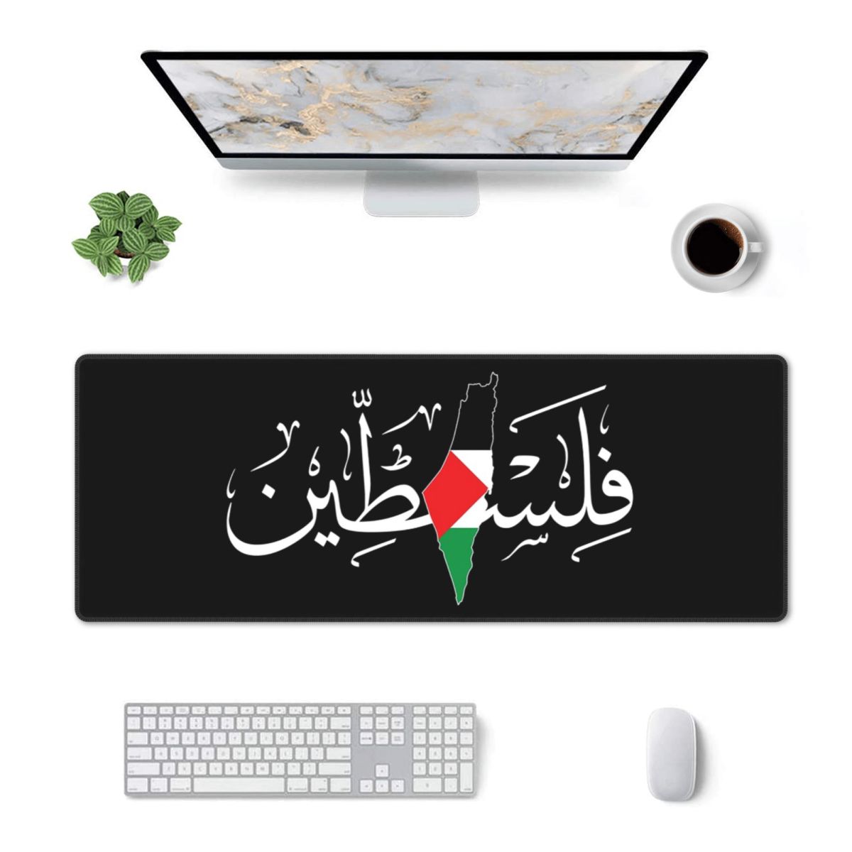 Gaming Keyboard Name - بساط فأرة كبير بتصميم الخط العربي