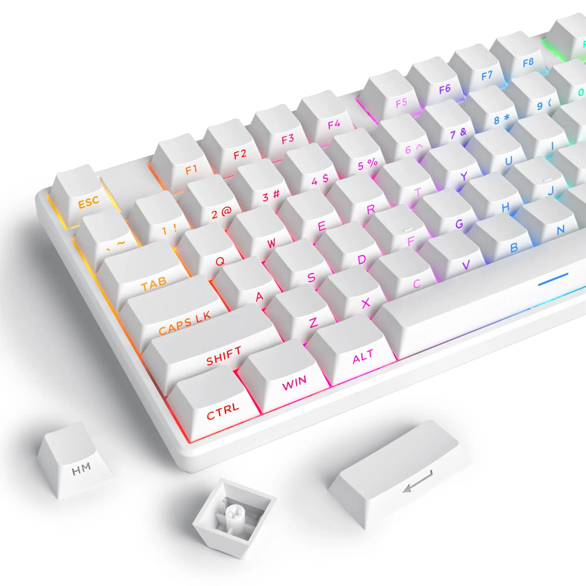 134 مفتاحًا مزدوج النار PBT أغ - مراجعة Keyboard Gaming Black وسعره