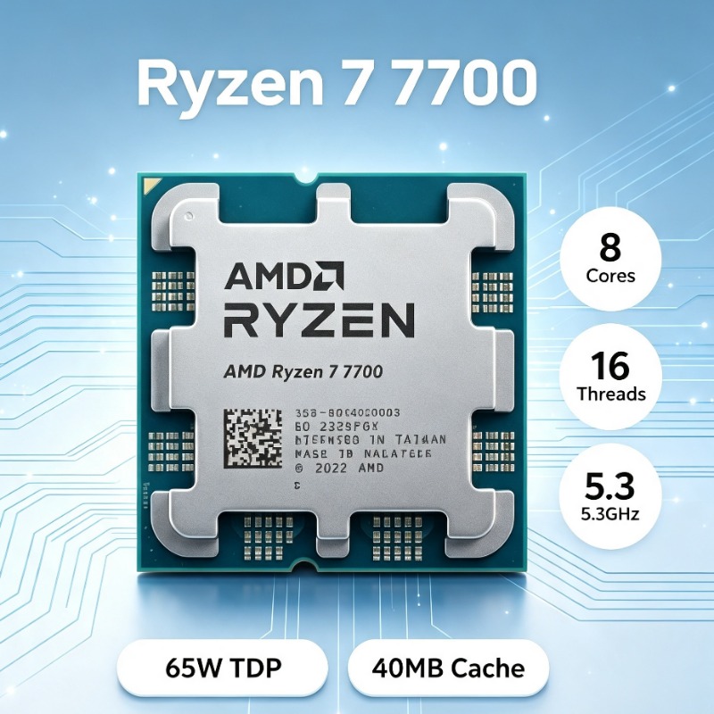 معالج سطح المكتب للألعاب AM5 م - مراجعة Amd Cpu Ryzen 7 وسعره