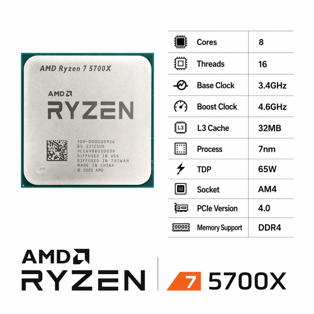 معالج سطح المكتب AMD Ryzen 7 5 - مراجعة Amd Cpu Ryzen 7 وسعره