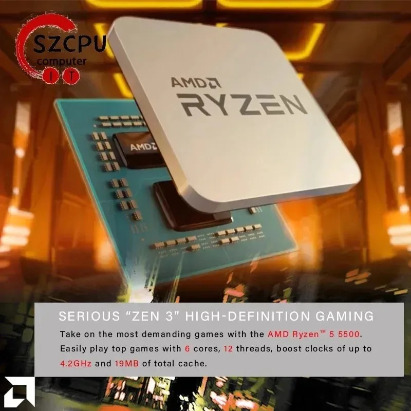 معالج AMD Ryzen 5 5500 جديد 10 - مراجعة Amd Cpu Ryzen 5 وسعره