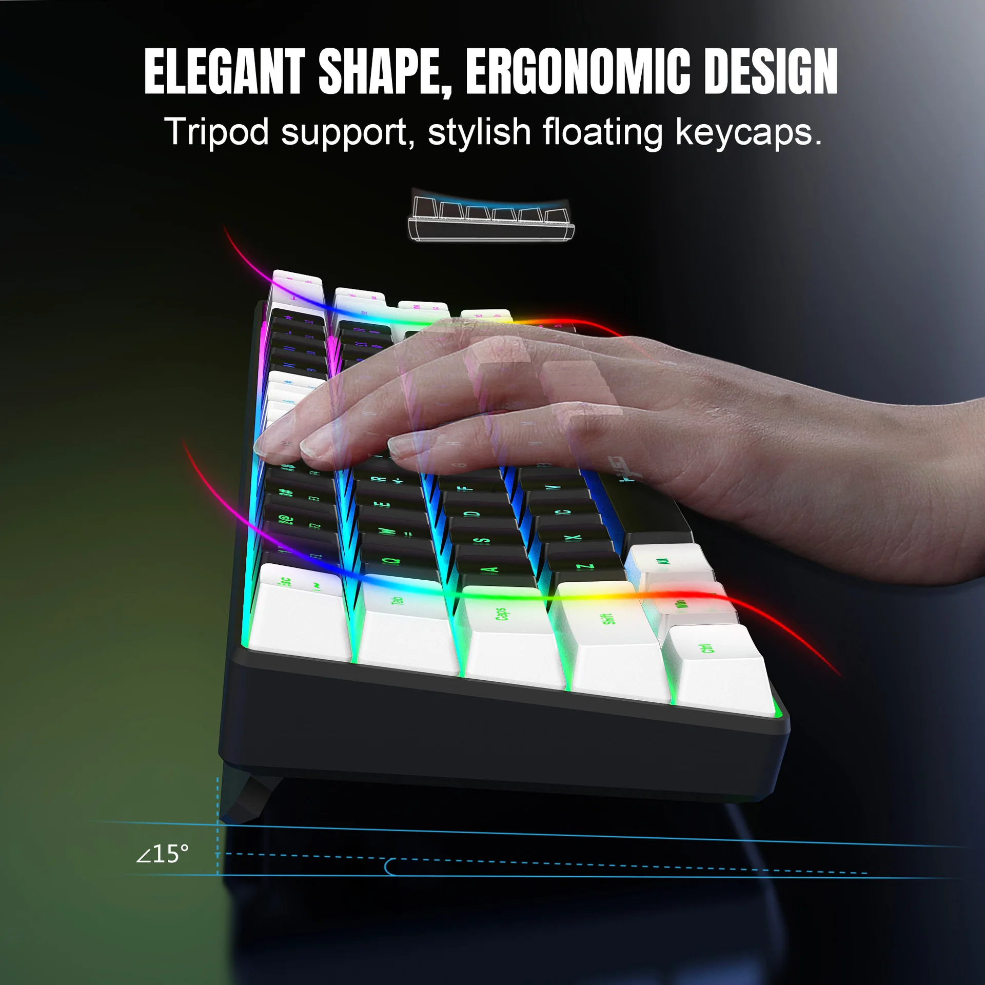 طقم لوحة مفاتيح وماوس مع إضاءة - مراجعة Gaming Keyboard Mouse And Headset Combo وسعره