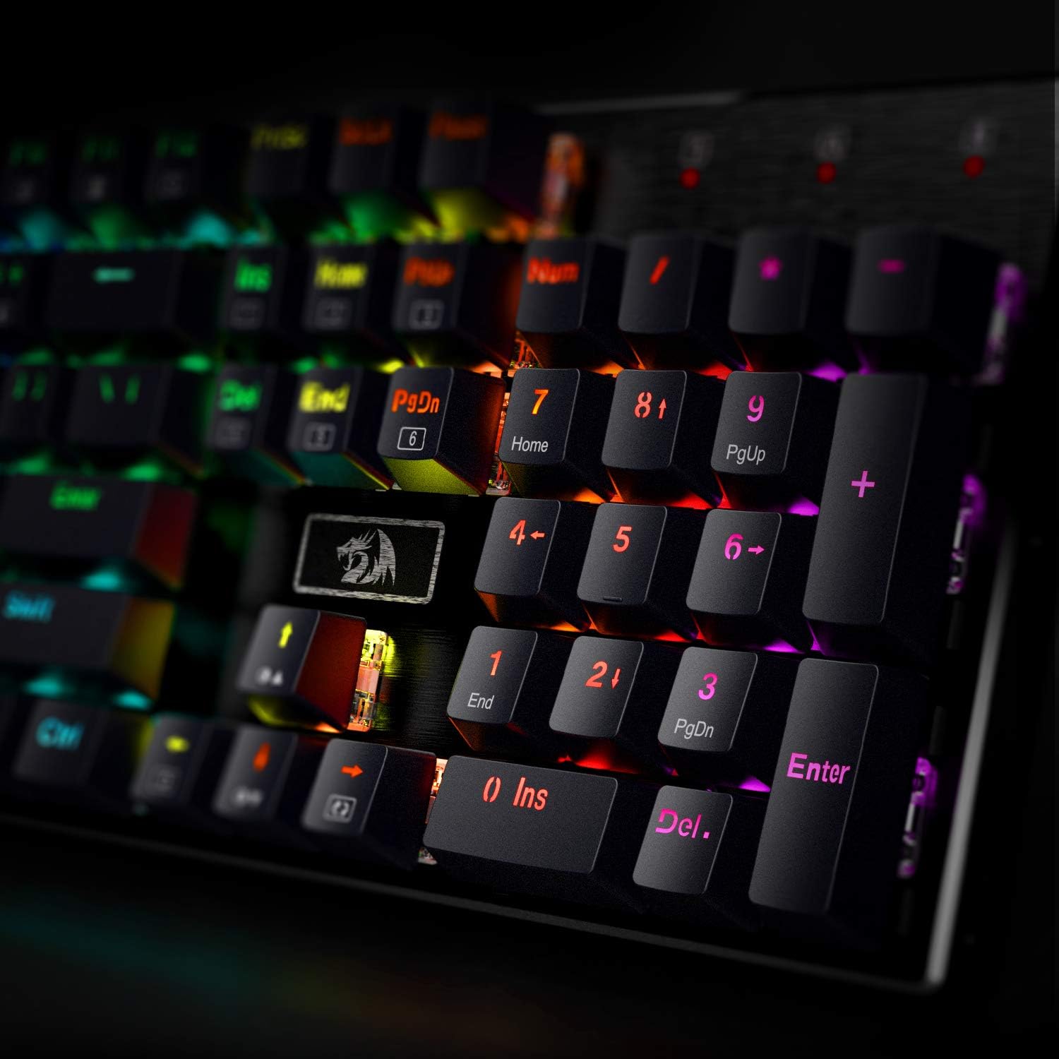 • ألعاب ميكانيكية سلكية ، إضاء - مراجعة Gaming Keyboard No Noise وسعره