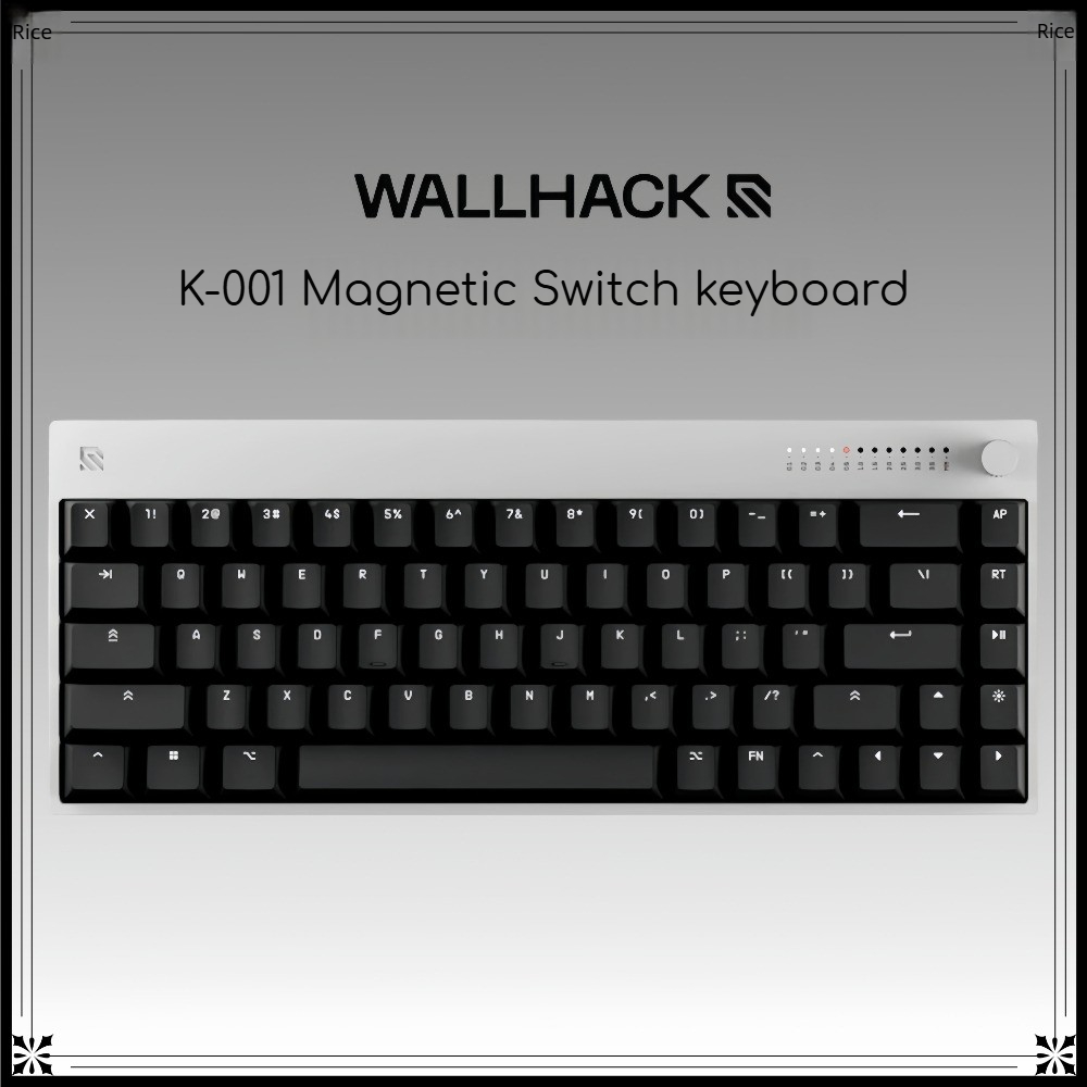 وولهاك K-001 لوحة مفاتيح بمفتا - مراجعة Gaming Keyboard Hall Effect Switches وسعره