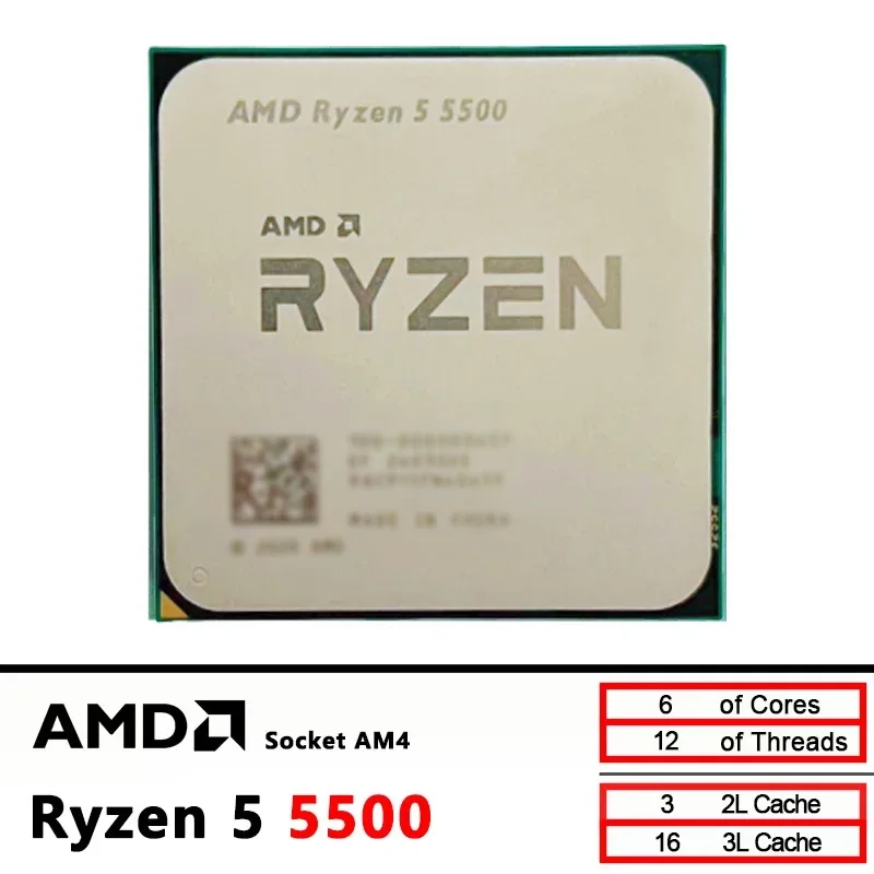 معالج AMD Ryzen 5 5500 اقتصادي - مراجعة Amd Cpu Ryzen 5 وسعره