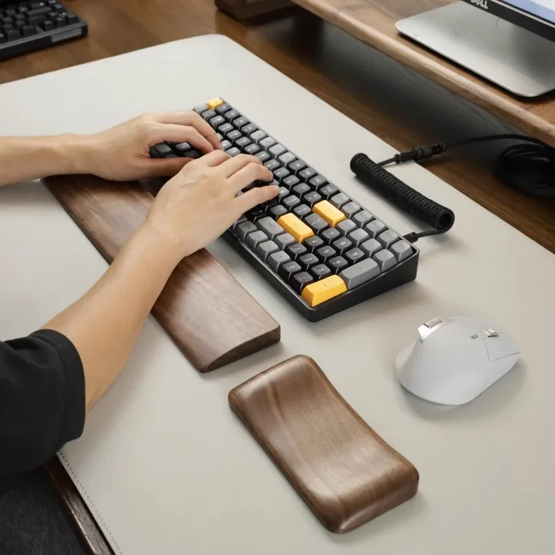 نخيل معصم خشب الجوز للوحة المف - مراجعة Wrist Rest Wood وسعره