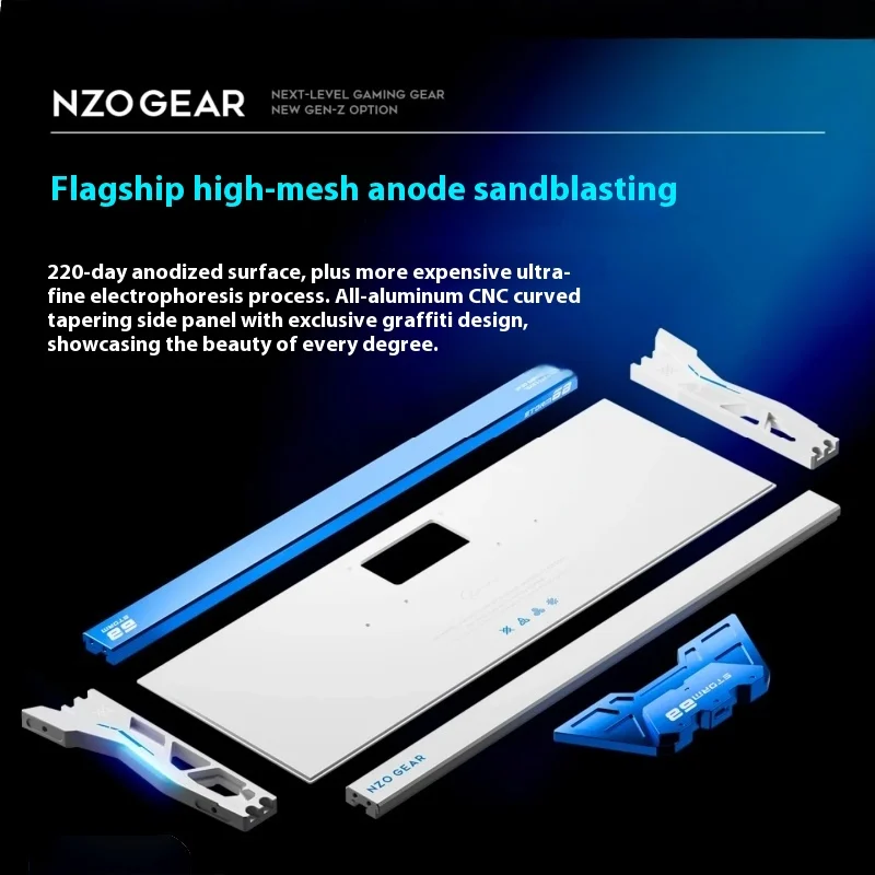 NZO STORM68 بأكسيد الألومنيوم  - مراجعة Gaming Keyboard Magnetic Switches وسعره