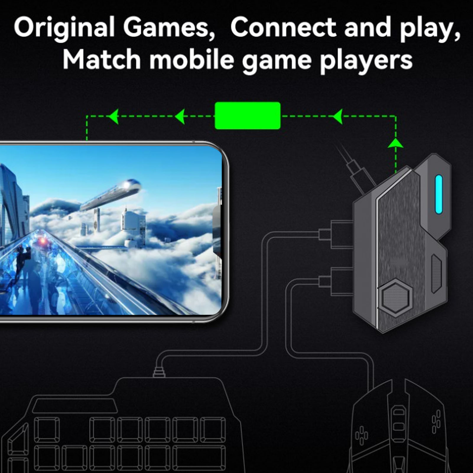 مجموعة ألعاب الهاتف المحمول كو - مراجعة Gaming Keyboard Hand وسعره