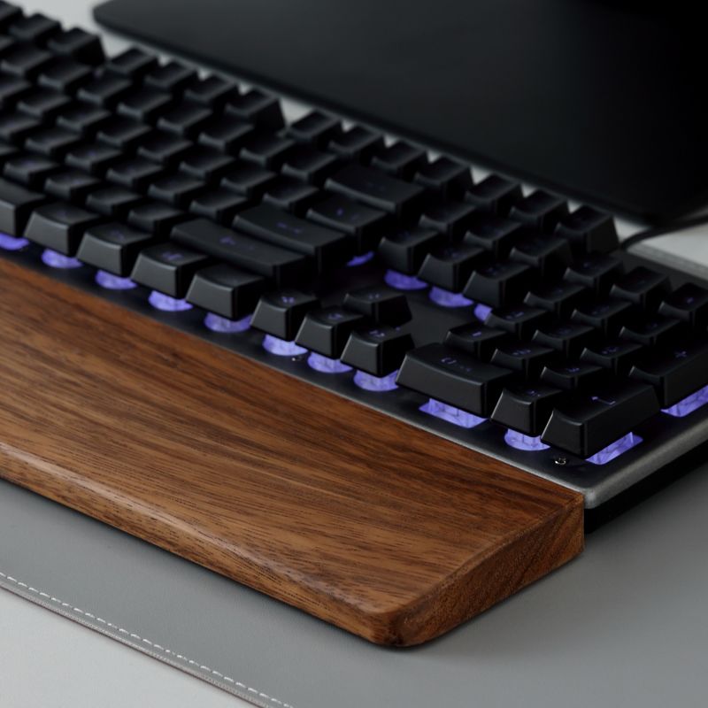 لوحة المفاتيح الخشبية الصلبة م - مراجعة Wrist Rest Wood وسعره