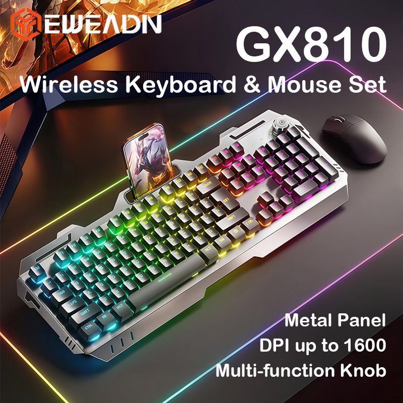 مجموعة لوحة مفاتيح وماوس لاسلك - مراجعة Gaming Keyboard Mouse And Headset Combo وسعره